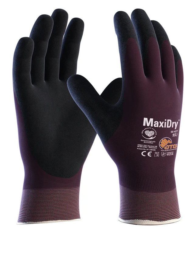 MaxiDry®  Nylon-Strickhandschuhe (56-427)-72 Paar ATG®