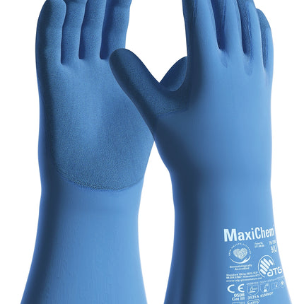 MaxiChem® Chemikalienschutz-Handschuhe (76-730)-72 Paar