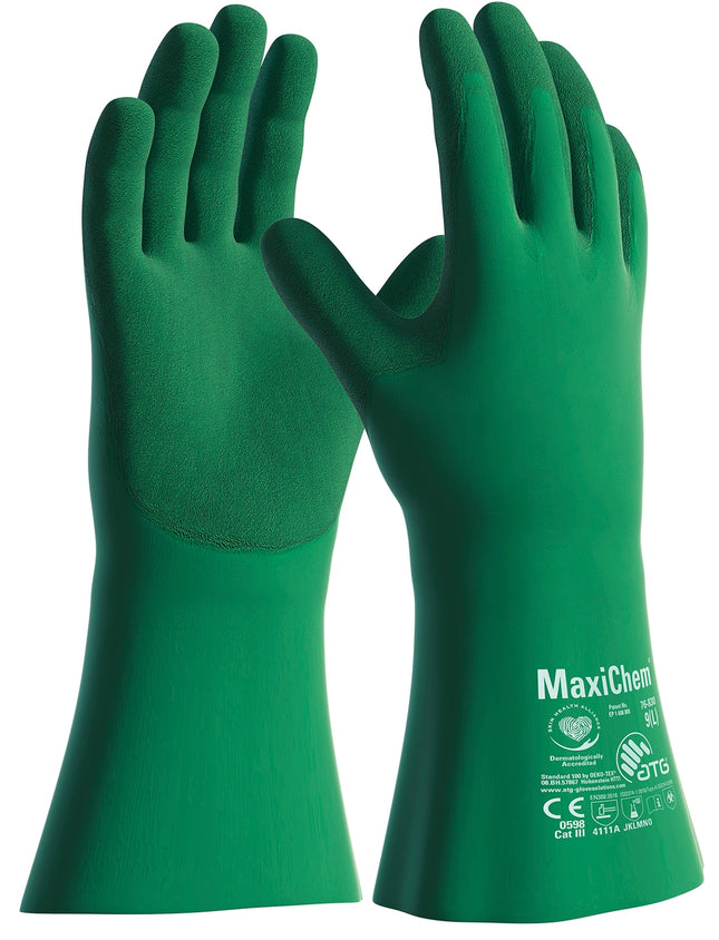 MaxiChem® Chemikalienschutz-Handschuhe (76-830)-72 Paar