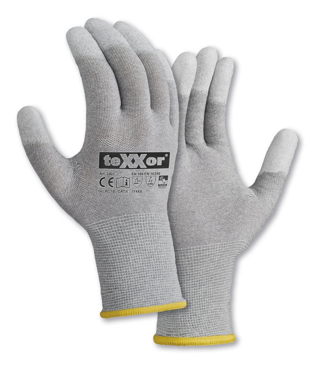 teXXor® Strickhandschuhe ESD 1-240 Paar