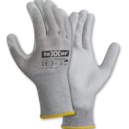 teXXor® Strickhandschuhe ESD 2-240 Paar