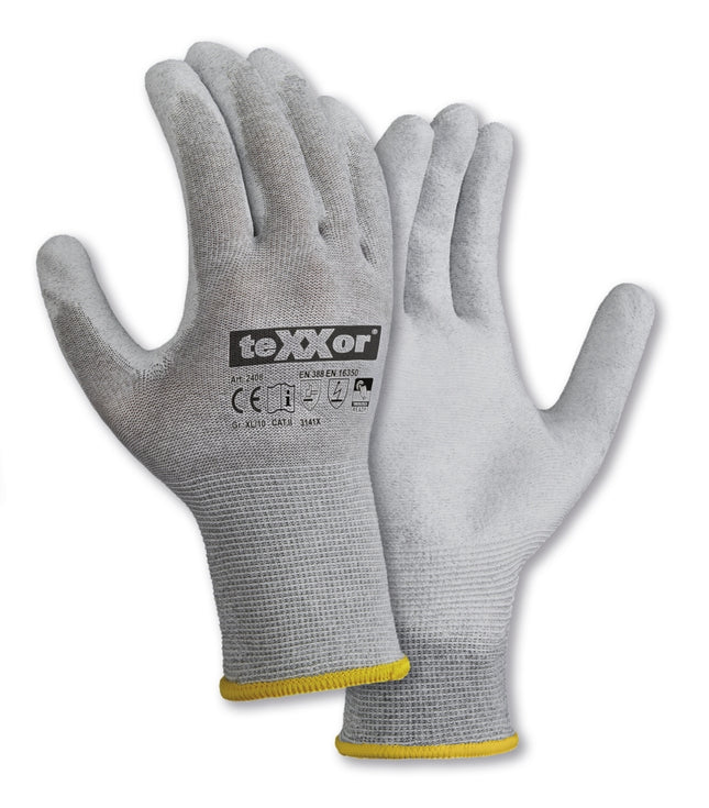 teXXor® Strickhandschuhe ESD 2-240 Paar