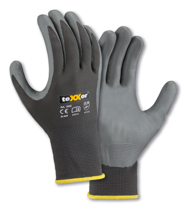 teXXor® Polyester-Handschuhe NITRIL BESCHICHTET-240 Paar