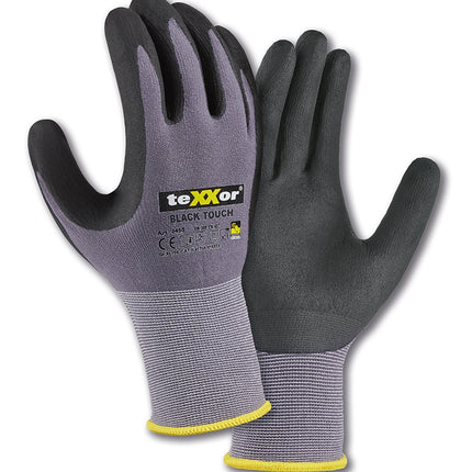 teXXor® Nylon-Strickhandschuhe BLACK TOUCH®-144 Paar