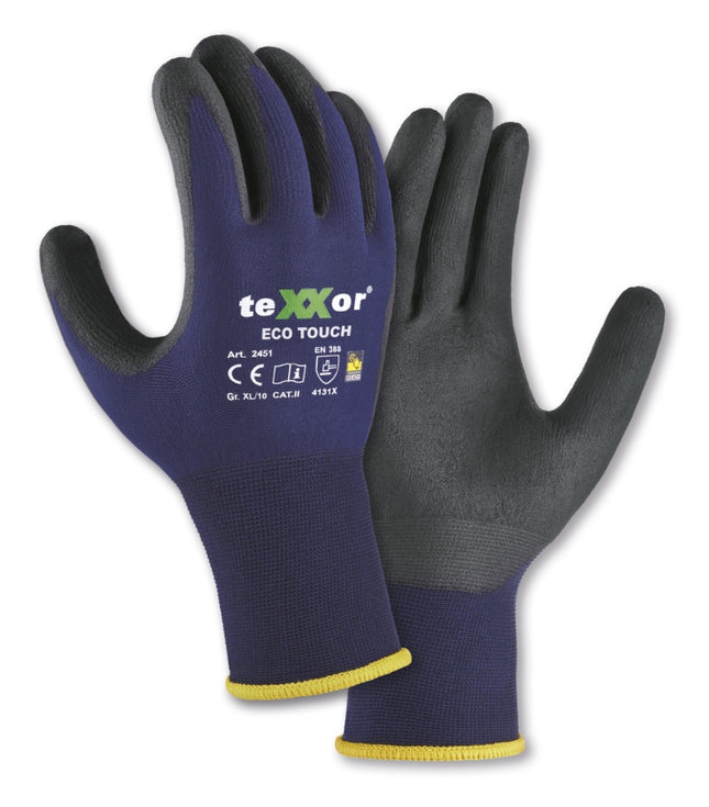 teXXor® Nylon-Strickhandschuhe ECO TOUCH®-144 Paar