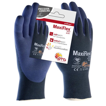 MaxiFlex® Elite™ Nylon-Strickhandschuhe (34-274 HCT), SB-Verpackung-144 Paar