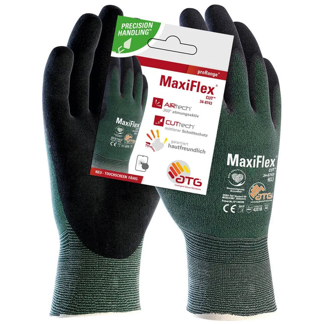 MaxiFlex® Cut™ Nylon-Strickhandschuhe (34-8743 HCT), SB-Verpackung-72 Paar ATG®
