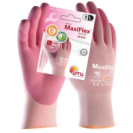 MaxiFlex® Active™Nylon-Strickhandschuhe (34-814 HCT) SB-Verp-144 Paar