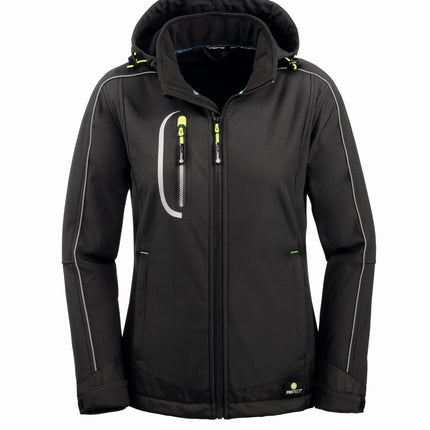 4PROTECT® Damen-Softshelljacke MARYLAND 3378 schwarz