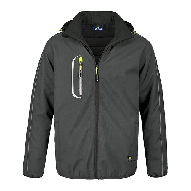 4PROTECT® Winter-Softshelljacke KNOXVILLE 3385 grau