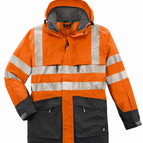 leuchtorange/grau / XS