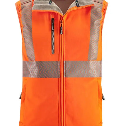 4PROTECT® Warnschutz-Softshellweste PARAMUS 3420 leuchtorange