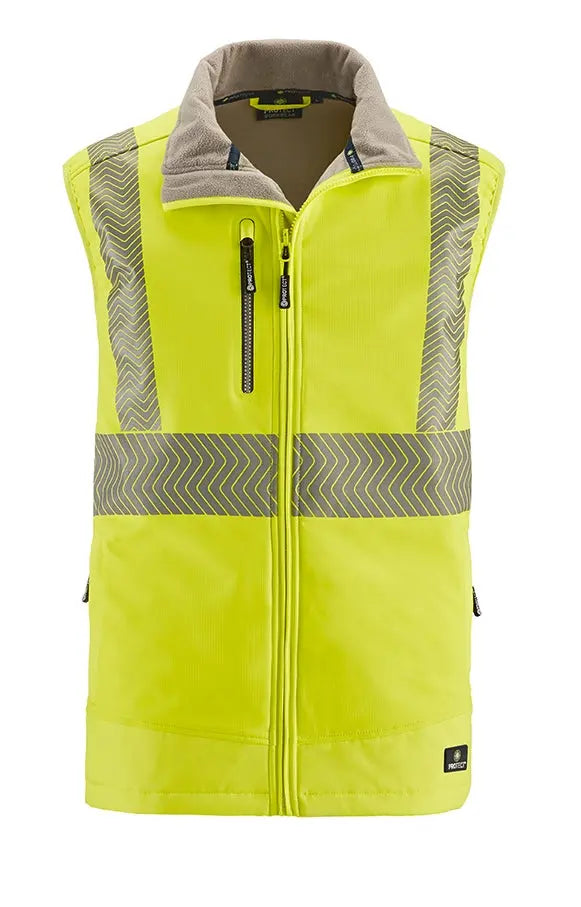 4PROTECT® Warnschutz-Softshellweste PARAMUS 3425 leuchtgelb 4PROTECT