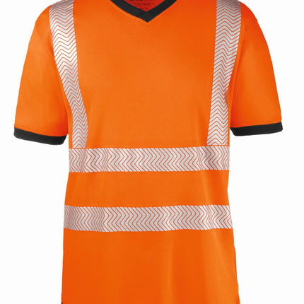 4PROTECT® Warnschutz UV-T-Shirt MIAMI 3430 leuchtorange/grau