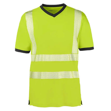 4PROTECT® Warnschutz UV-T-Shirt MIAMI 3431 leuchtgelb/grau