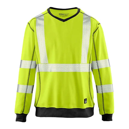 4PROTECT® Warnschutz UV-Sweatshirt COLUMBUS 3441 leuchtgelb