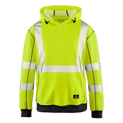 4PROTECT® Warnschutz UV-Hoodie Portland 3446 leuchtgelb