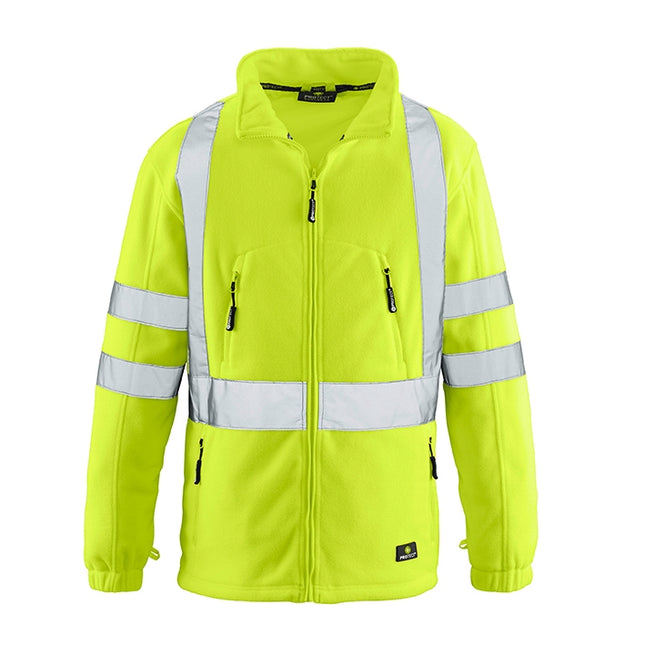 4PROTECT® Warnschutz-Fleecejacke SEATTLE 3465 leuchtgelb