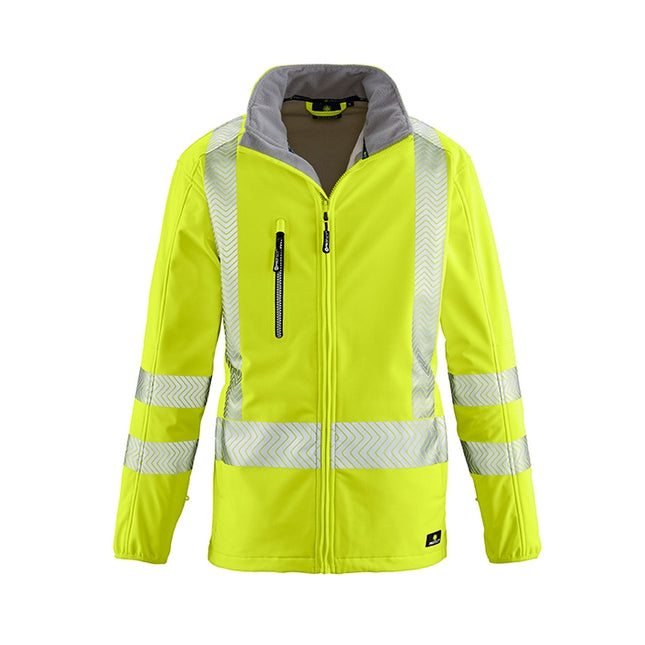 4PROTECT® Warnschutz-Softshelljacke TYLER 3477 leuchtgelb