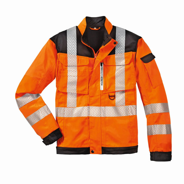 4PROTECT® Warnschutz-Bundjacke KENTUCKY 3810 leuchtorange/grau