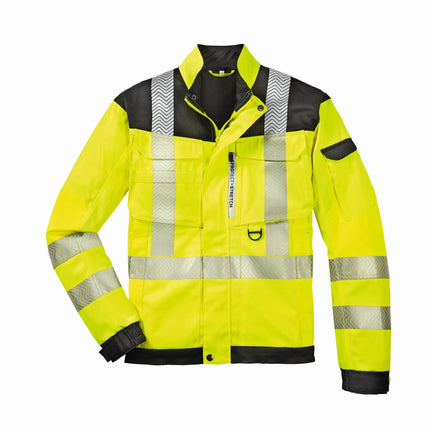 4PROTECT® Warnschutz-Bundjacke KENTUCKY 3816 leuchtgelb/grau