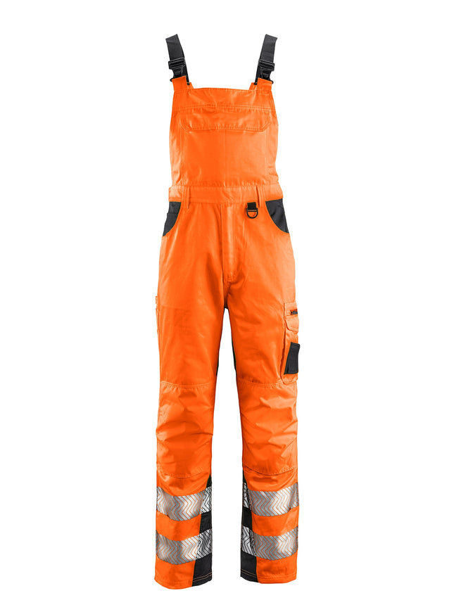 4PROTECT® Warnschutz-Latzhose ALABAMA 3830 leuchtorange/grau