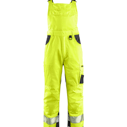 4PROTECT® Warnschutz-Latzhose ALABAMA 3836 leuchtgelb/grau