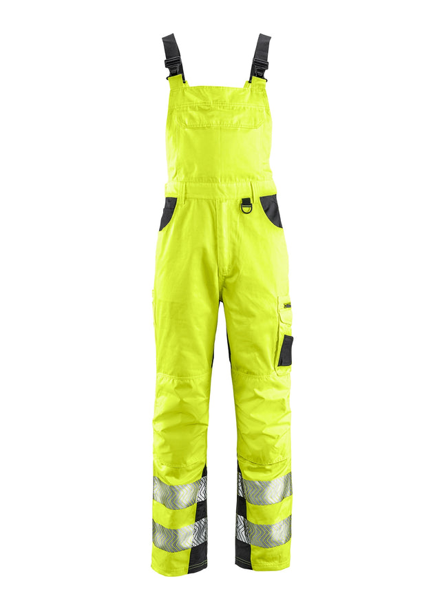 4PROTECT® Warnschutz-Latzhose ALABAMA 3836 leuchtgelb/grau