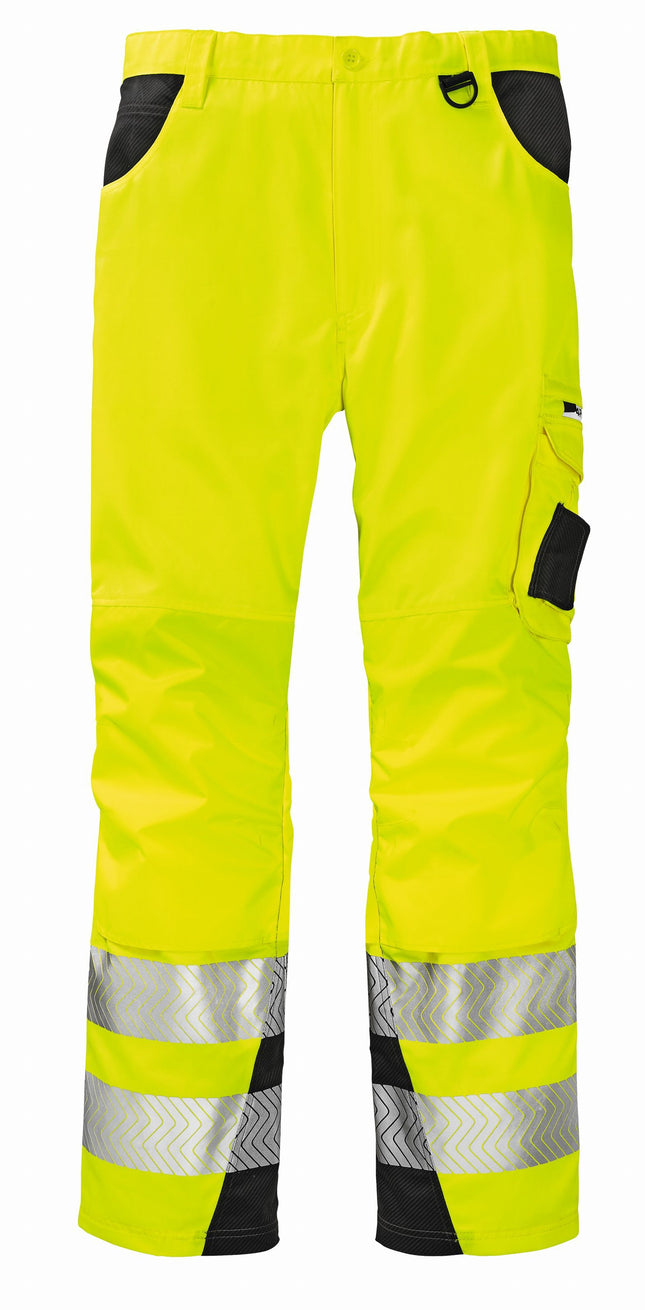 4PROTECT® Warnschutz-Bundhose TENNESSEE 3856 leuchtgelb/grau