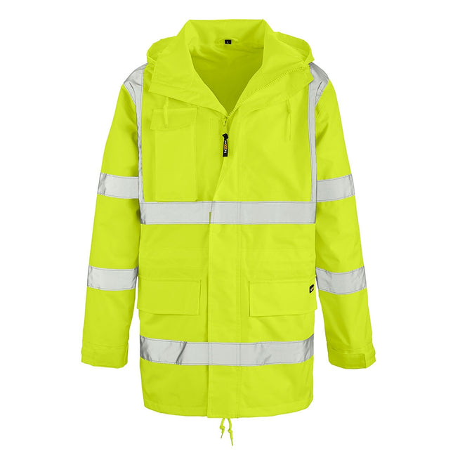 teXXor® Warnschutz-Regenjacke BARRIE 4101 leuchtgelb