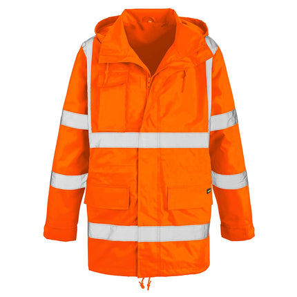 teXXor® Warnschutz-Regenjacke BARRIE 4102 leuchtorange