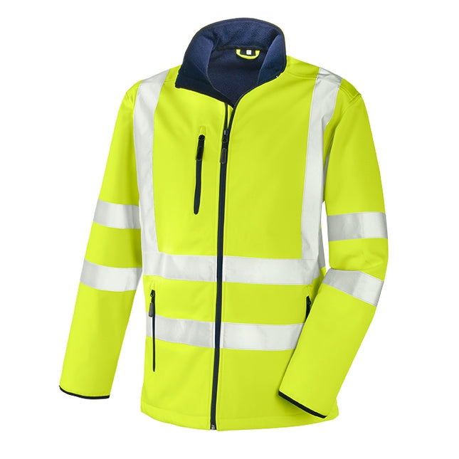 teXXor® Warnschutz-Softshelljacke NIAGARA 4103 leuchtgelb