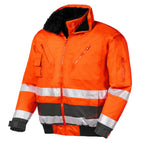 leuchtorange/grau / S