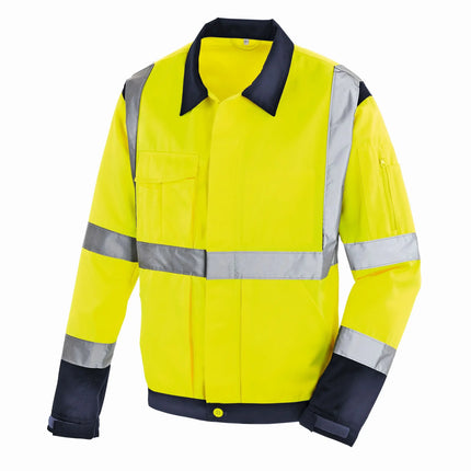 teXXor® Warnschutz-Jacke DAVENPORT 4116 leuchtgelb/navy