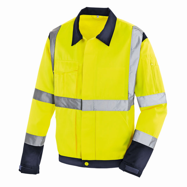 teXXor® Warnschutz-Jacke DAVENPORT 4116 leuchtgelb/navy