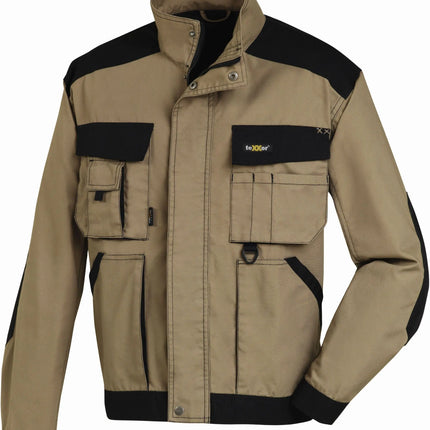 teXXor® Canvas (270 g/m²) Bundjacke ANTIGUA 4162 khaki/schwarz