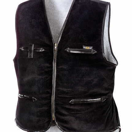 teXXor® Breitcordweste VEGA 4200 schwarz