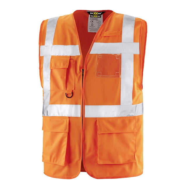 teXXor® Warnschutz-Weste DUNDAS 4207 leuchtorange