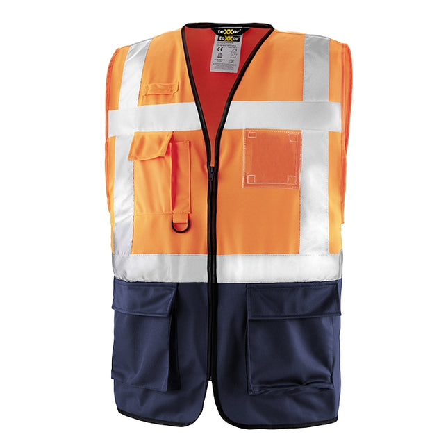 teXXor® Warnschutz-Weste NEWCASTLE 4210 leuchtorange