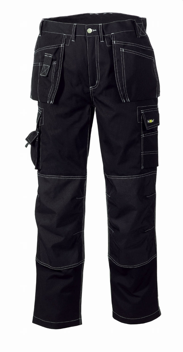 teXXor® Canvas (270 g/m²) Bundhose PANAMA 4311 schwarz/schwarz