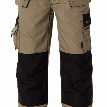 teXXor® Canvas (270 g/m²) Bundhose PANAMA 4312 khaki/schwarz