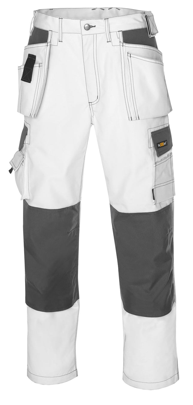 teXXor® Canvas (270 g/m²) Bundhose PANAMA 4314 weiß/grau