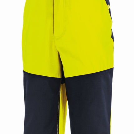 teXXor® Warnschutz-Latzhose BUFFALO 4336 leuchtgelb/navy