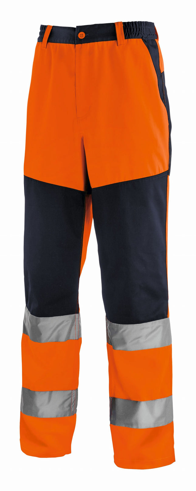 teXXor® Warnschutz-Bundhose ROCHESTER 4355 leuchtorange/navy