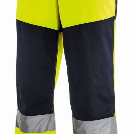 teXXor® Warnschutz-Bundhose ROCHESTER 4356 leuchtgelb/navy