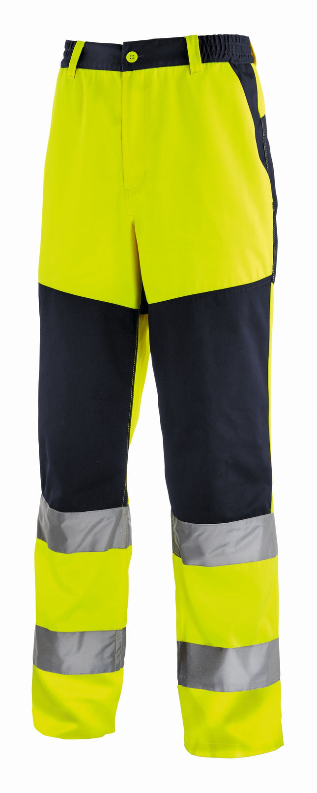 teXXor® Warnschutz-Bundhose ROCHESTER 4356 leuchtgelb/navy