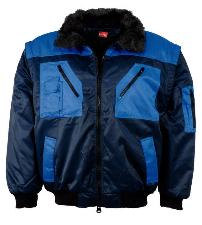 LeiKaTex® | STUBAITAL | Pilotenjacke | Winter blau