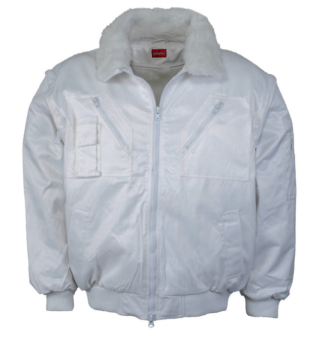 LeiKaTex® | WALSERTAL | Pilotenjacke | Winter weiß