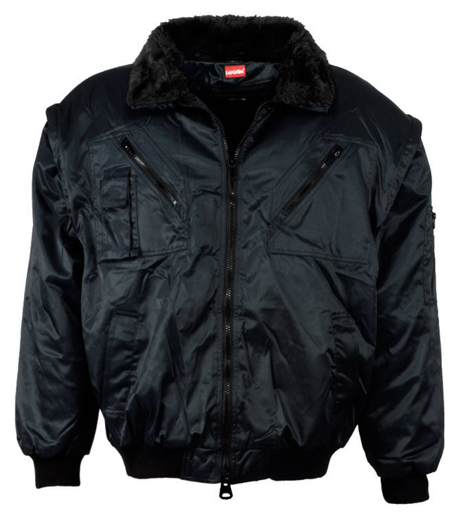 LeiKaTex® | ZILLERTAL | Pilotenjacke | Winter schwarz