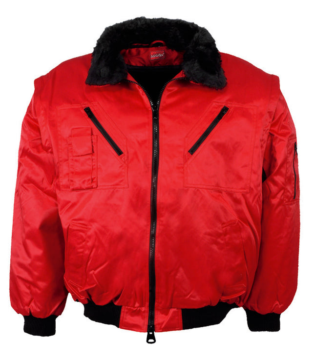 LeiKaTex® | PITZTAL | Pilotenjacke | Winter rot